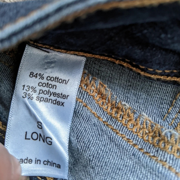 Maurices Distressed Denim Jegging Skinny Jean Women's S Long - Picture 6 of 6